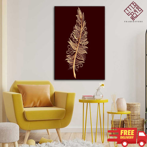 1 Pc Wooden Wall Frame Abstract (fs-0023)