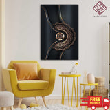 1 Pc Wooden Wall Frame Abstract (fs-0022)