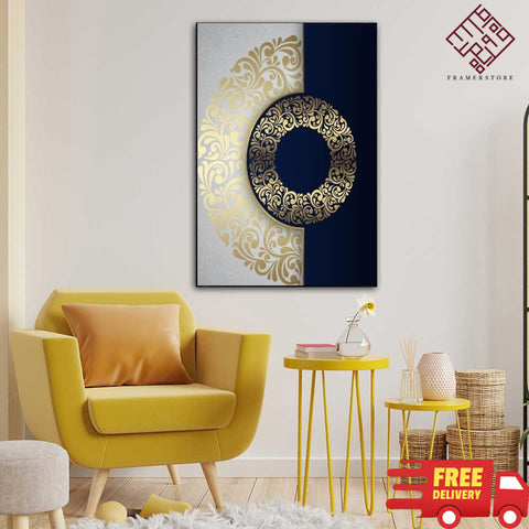 1 Pc Wooden Wall Frame Abstract (fs-0024)