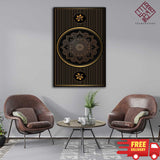 1 Pc Wooden Wall Frame Abstract (fs-0026)