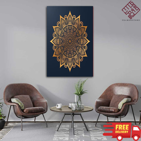 1 Pc Wooden Wall Frame Abstract (fs-0032)