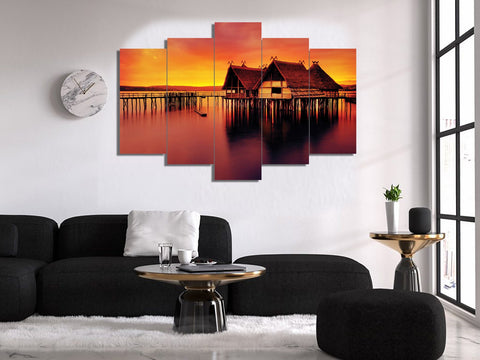 5 Split 3D Wall Frame - Digitally Printed (SKu-WF029)