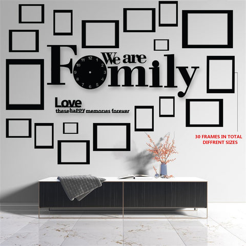 FAMILY FRAME CLOCK 30IN1