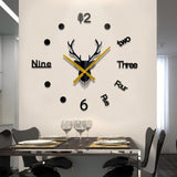 DEER WALL CLOCK (LARGE SIZE)