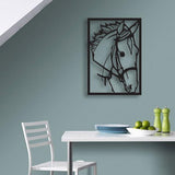 WOODEN HORSE SKETCH (BLACK)