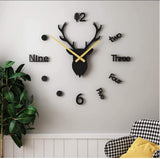 DEER WALL CLOCK (LARGE SIZE)