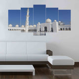 5 Split Canvas Wall Frame - Digitally Printed (Islamic Calligraphy)