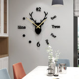 DEER WALL CLOCK (LARGE SIZE)