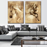 2 DIVIDED 3D WALL FRAME (Horse)