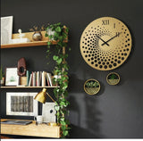 Diamond Style Wooden Wall Clock